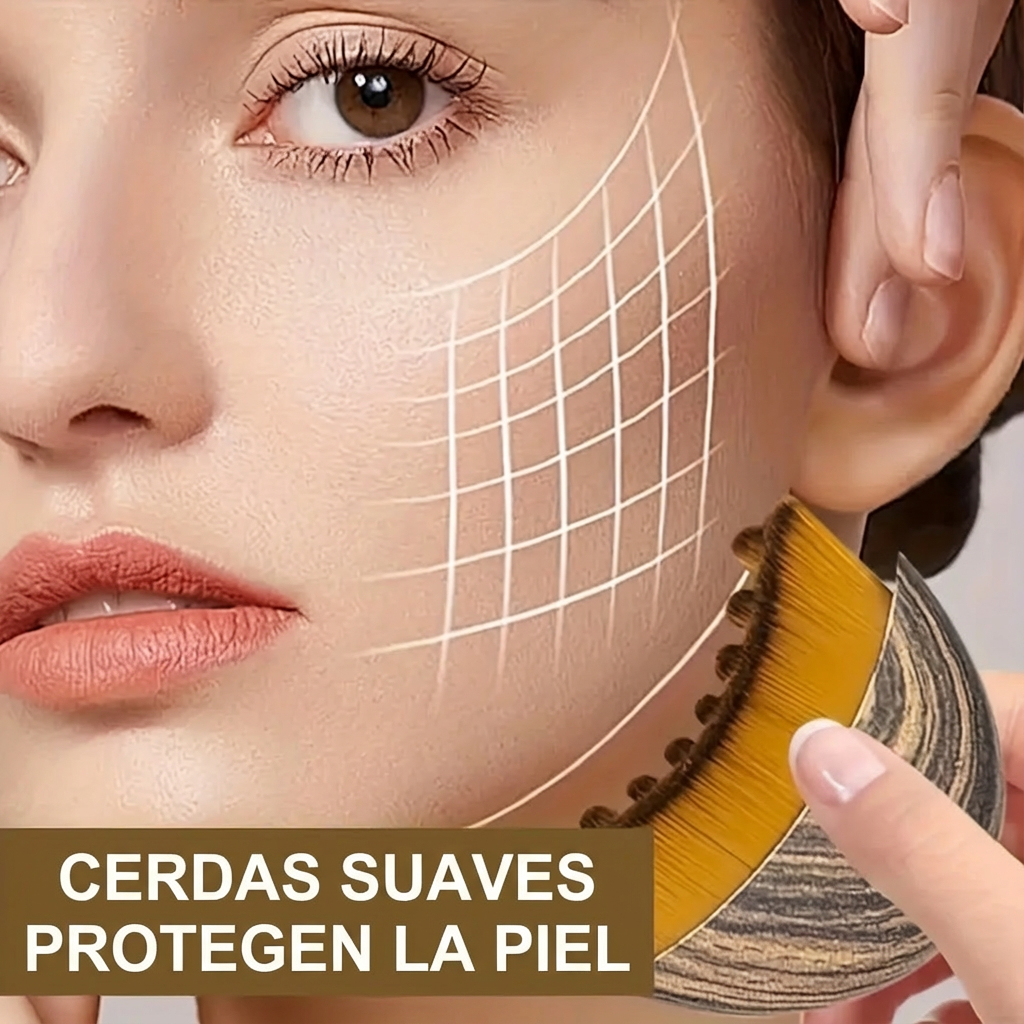 1PC Lymphatic Drainage Facial Cleansing Brushes - Lymphedema,Soft Bristles for Face, Neck, Lymphatic Drainage Massage